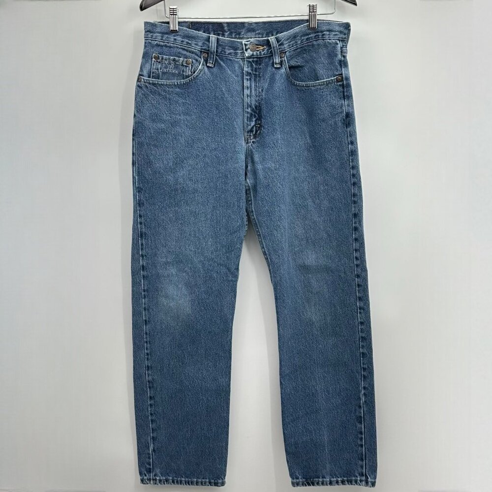 Vintage Wrangler Regular Fit Double Stone Wash Straight Leg Jeans Size 32/30